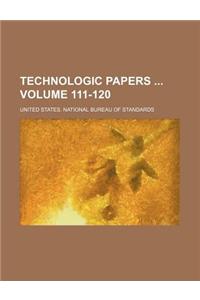 Technologic Papers Volume 111-120