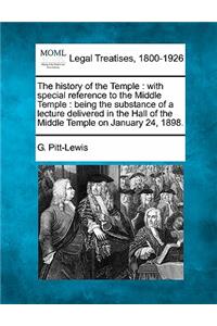 The History of the Temple