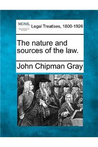 Nature and Sources of the Law.