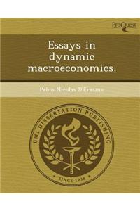 Essays in Dynamic Macroeconomics