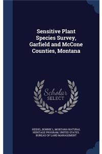 Sensitive Plant Species Survey, Garfield and McCone Counties, Montana