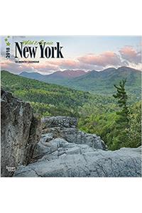 New York, Wild & Scenic 2018 Wall Calendar