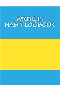 Write In HABIT Logbook
