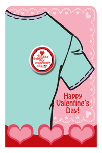 Valentine's Day Button - Do You're Thing on Valentine's Day (with Me!)