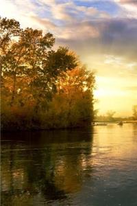 Mind Blowing Autumn Sunrise 200 page lined journal