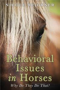 Behavioral Issues in Horses
