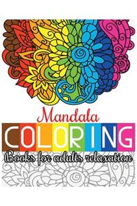 Mandala Coloring Books for Adults Relaxation