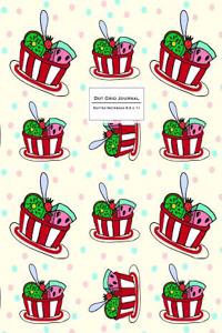 Dot Grid Journal - Dotted Notebook 8.5 X 11: Red Dessert Soft Cover