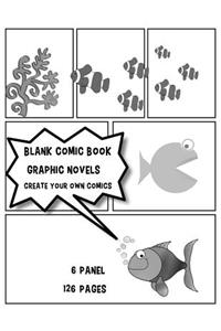 Blank Comic Book Graphic Novels Create Your Own Comics