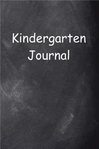 Kindergarten Journal Chalkboard Design