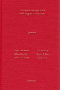 Jeremiah According to the Syriac Peshitta Version with English Translation