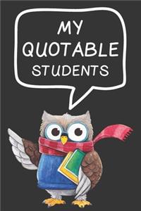 My Quotable Students