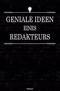 Geniale Ideen eines Redakteurs Notizbuch