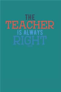 Funny School Teacher Notebook