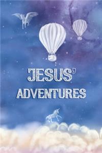 Jesus' Adventures: Softcover Personalized Keepsake Journal, Custom Diary, Writing Notebook with Lined Pages