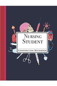 Nursing Student Composition Notebook