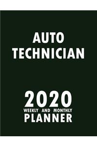 Auto Technician 2020 Weekly and Monthly Planner