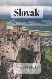 Slovak Composition Book