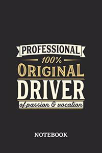 Professional Original Driver Notebook of Passion and Vocation