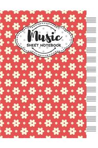 Music Sheet Notebook