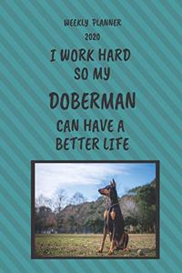 Doberman Weekly Planner 2020