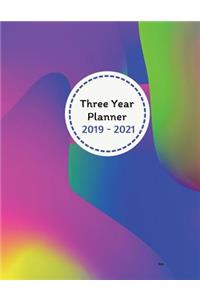 Three Year Planner 2019 - 2021 Koa