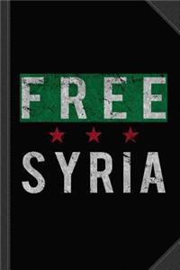 Free Syria Journal Notebook