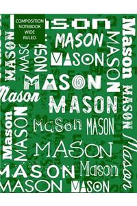 Mason Composition Notebook Wide Ruled