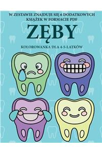 Kolorowanka dla 4-5-latków (Zęby)