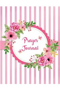 Prayer Journal Notebook Ring of Flowers