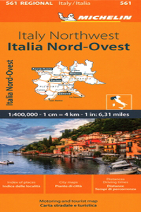 Italy Northwest - Michelin Regional Map 561