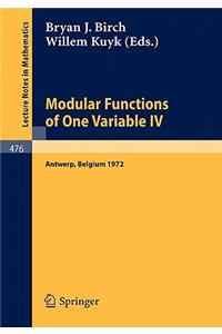 Modular Functions of One Variable IV