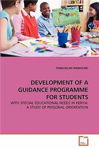 Development of a Guidance Programme for Students