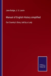 Manual of English History simplified