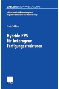 Hybride Pps Für Heterogene Fertigungsstrukturen