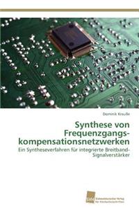 Synthese Von Frequenzgangskompensationsnetzwerken