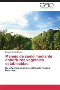 Manejo de suelo mediante coberturas vegetales establecidas