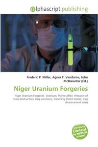 Niger Uranium Forgeries