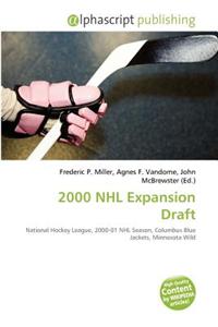 2000 NHL Expansion Draft