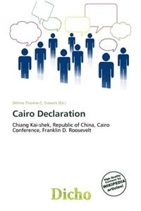 Cairo Declaration