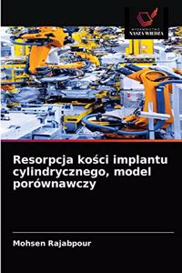 Resorpcja kości implantu cylindrycznego, model porównawczy