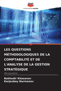 Les Questions Méthodologiques de la Comptabilité Et de l'Analyse de la Gestion Stratégique
