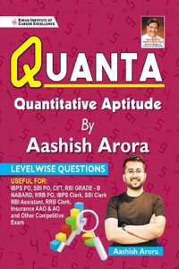 Quanta Quantitative Aptitude by Aashish Arora (English Medium)(3662)