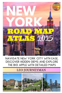 New York Road Map Atlas 2025