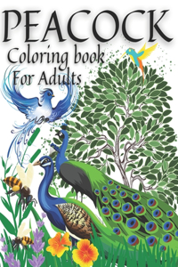 Peacock Coloring Book For Adults