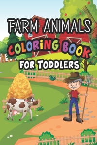 Farm Animals Coloring Book For Toddlers