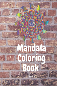 Mandala Coloring Book 1994: Midnight Mandalas: An Adult Coloring Book with Stress Relieving Mandala Designs....2020