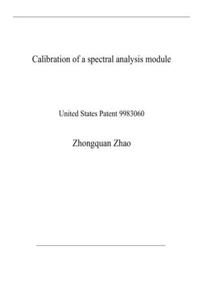 Calibration of a spectral analysis module