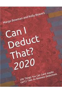 Can I Deduct That?