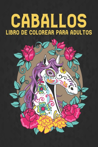 Libro de Colorear para Adultos Caballos